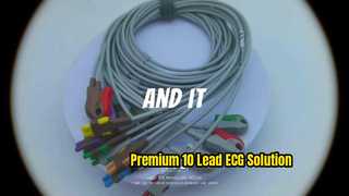 Cáp ECG 10 đạo trình chất lượng cao để kiểm tra mức độ căng thẳng