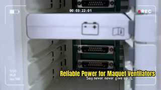 Thay thế pin Maquet 6487180 cho máy thở servo